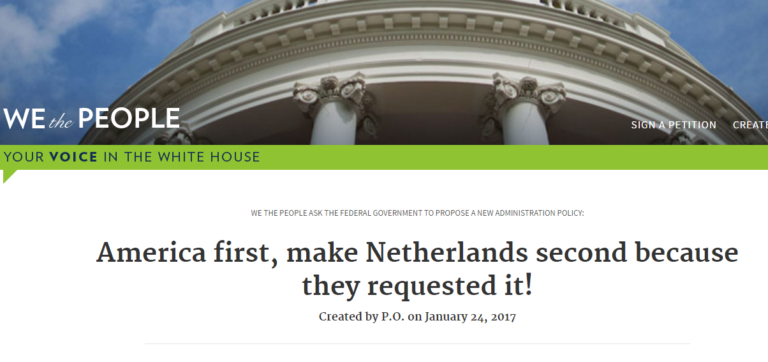 Petitie: Make the Netherlands Second